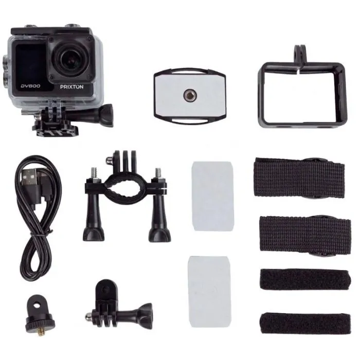 Action cam Prixton DV800 con doppio schermo 5K