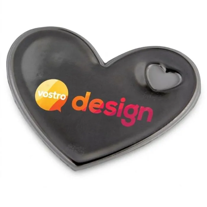 Adesivo personalizzato riflettente a forma di cuore