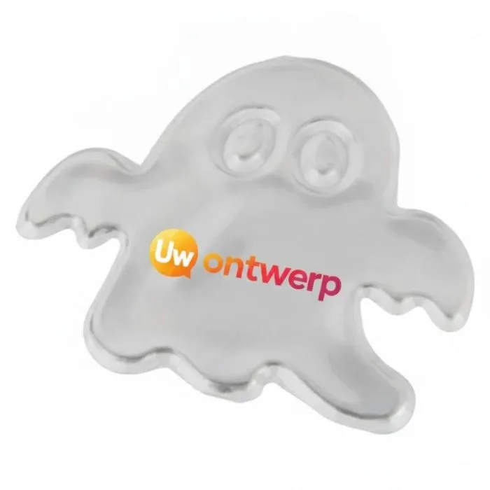 Gepersonaliseerde reflecterende sticker in de vorm van een spook