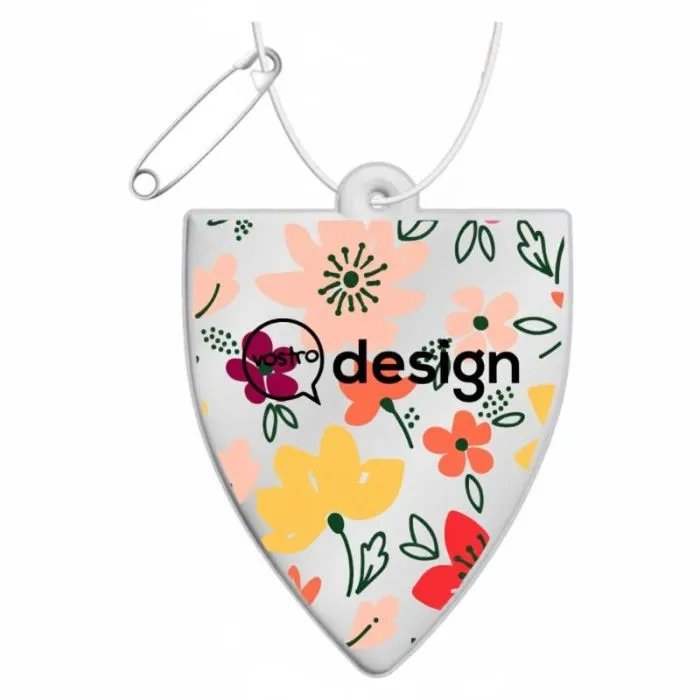 Riflettore personalizzato in TPU a forma di badge H-12