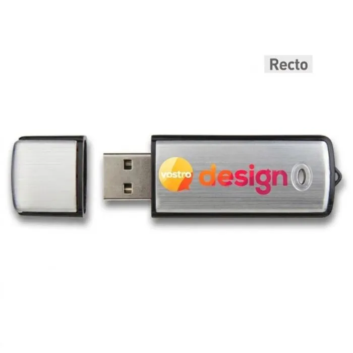 Chiavetta USB personalizzata in plastica e alluminio