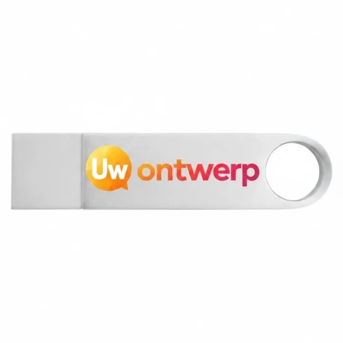 Op maat gemaakte ronde metalen USB-stick van 32 GB tot 128 GB, type C, 3.0