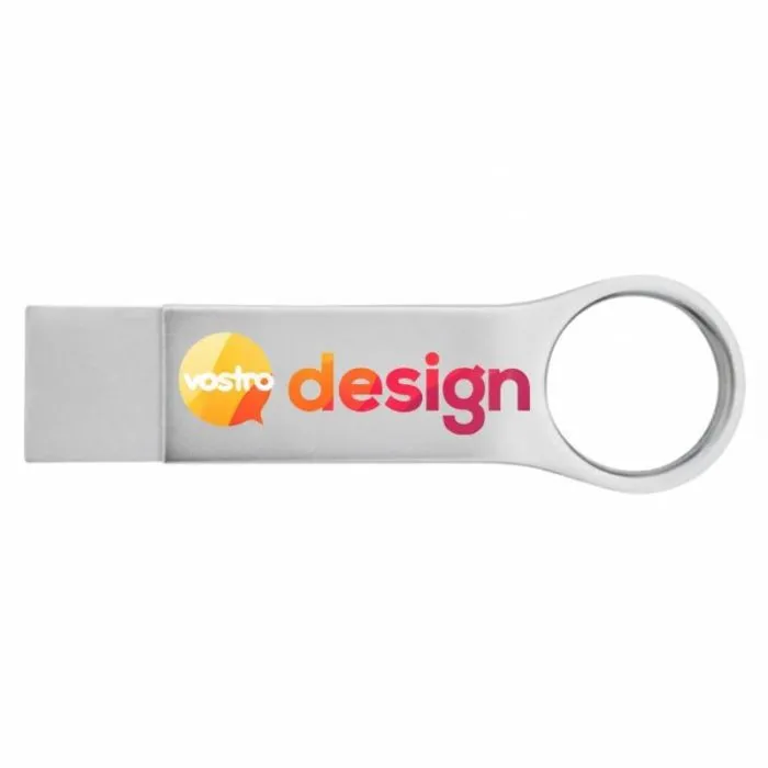 Chiavetta USB metallica 3.0 rotonda personalizzata di tipo C