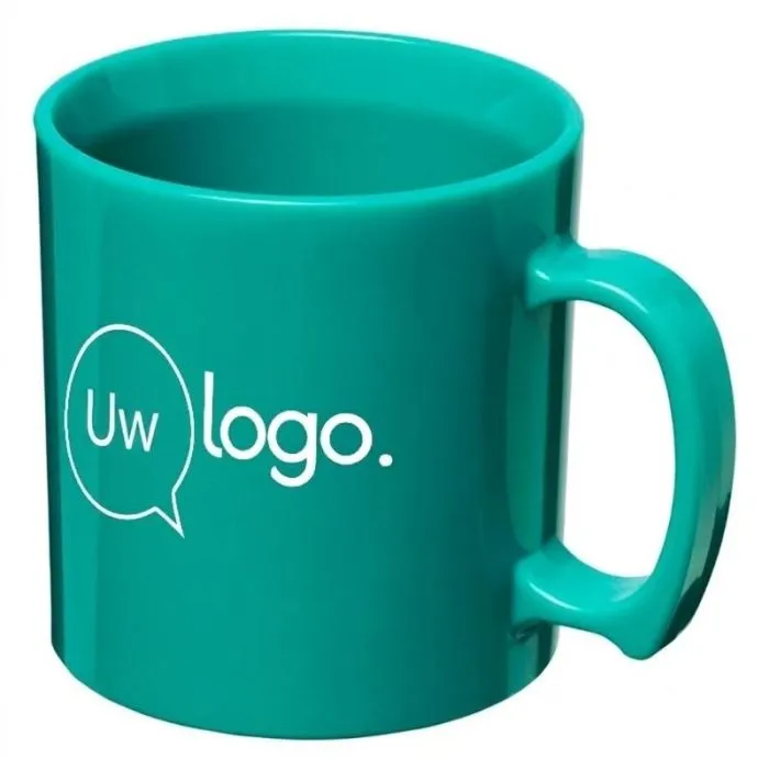 Gepersonaliseerde plastic mok 300 ml - Standaard