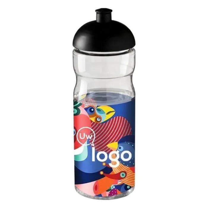 Gepersonaliseerde drinkfles van 650 ml met koepeldeksel - H2O Active® Base