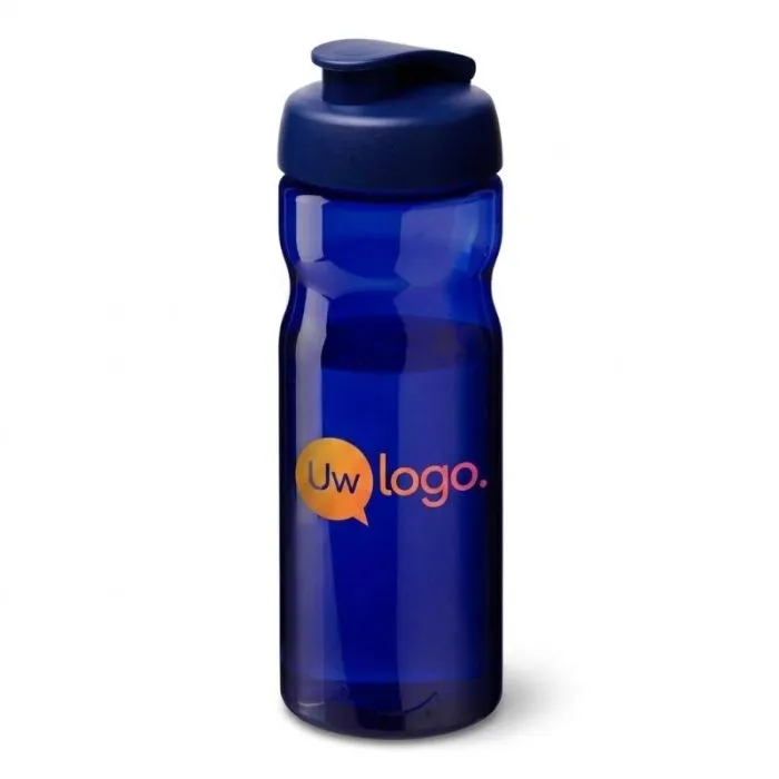 Personaliseerbare sportfles van 650 ml met kanteldeksel - H2O Active® Eco Base