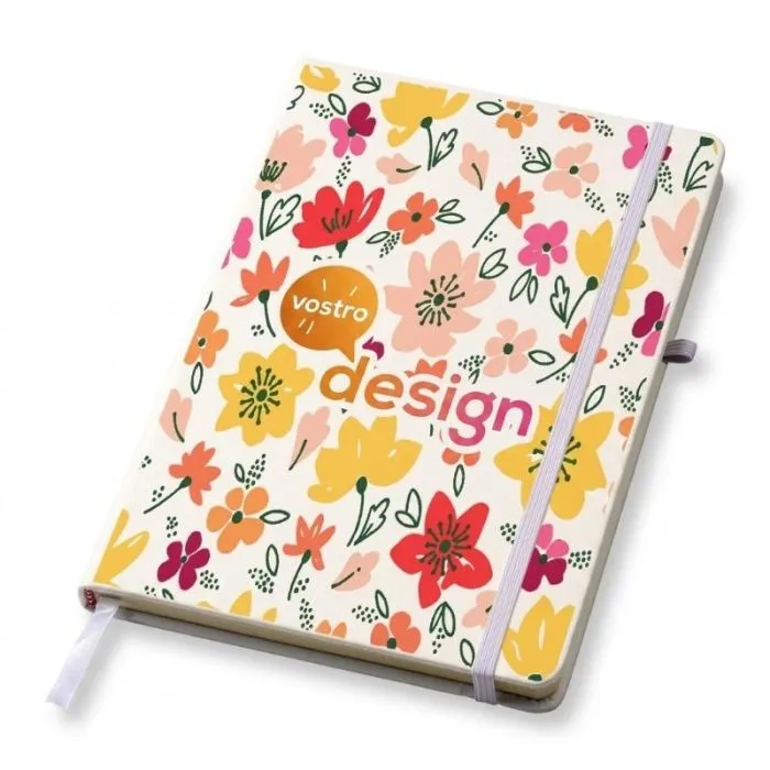 Taccuino A5 personalizzato con carta a righe Polar
