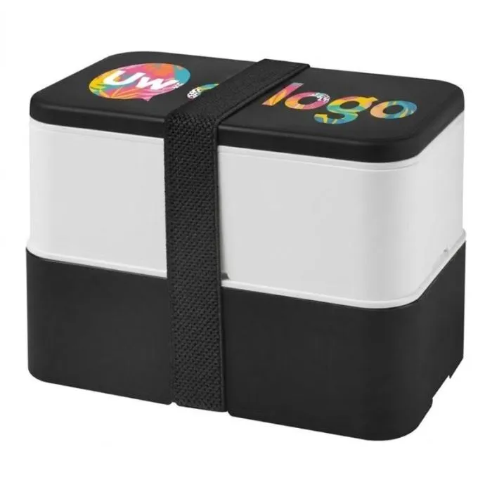Gepersonaliseerde lunchbox met twee vakken - MIYO