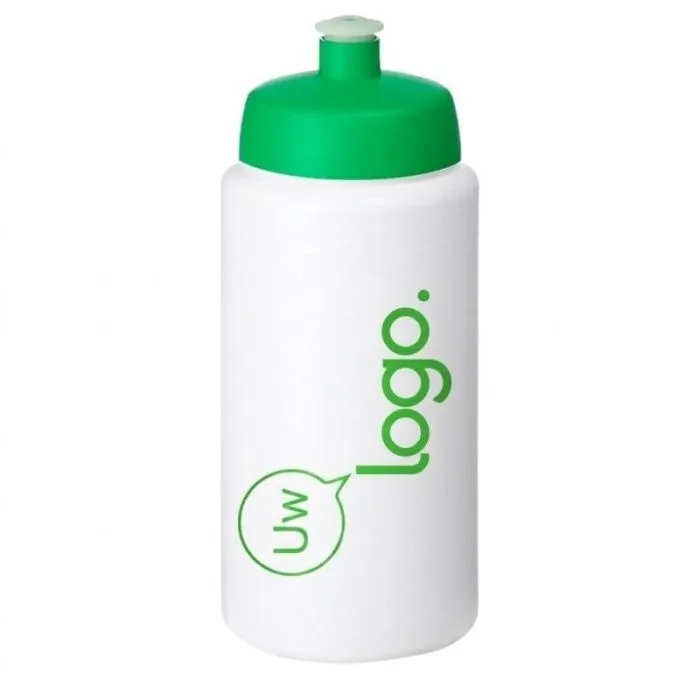 Personaliseerbare sportfles van 500 ml met sportdeksel - Baseline® Plus