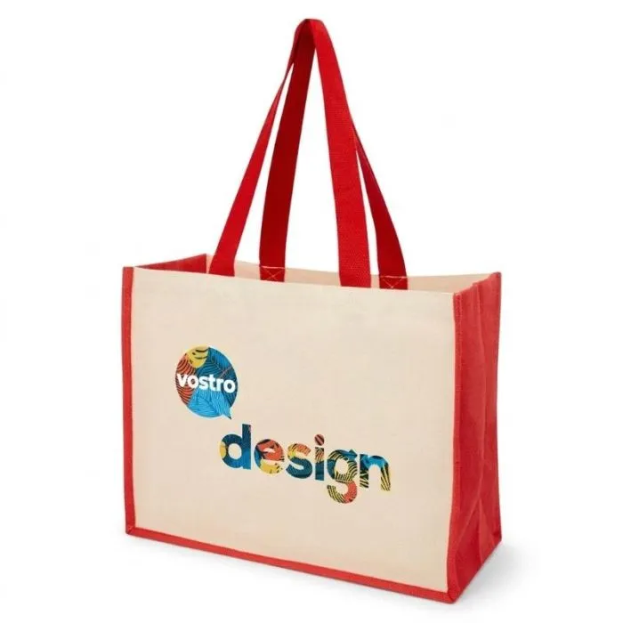 Borsa Varai 320 g/m² in tela e iuta, 23 L, promozionale