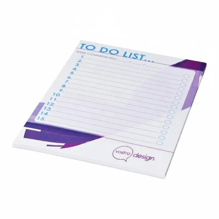 Blocco note A5 Desk-Mate® personalizzabile al 100%