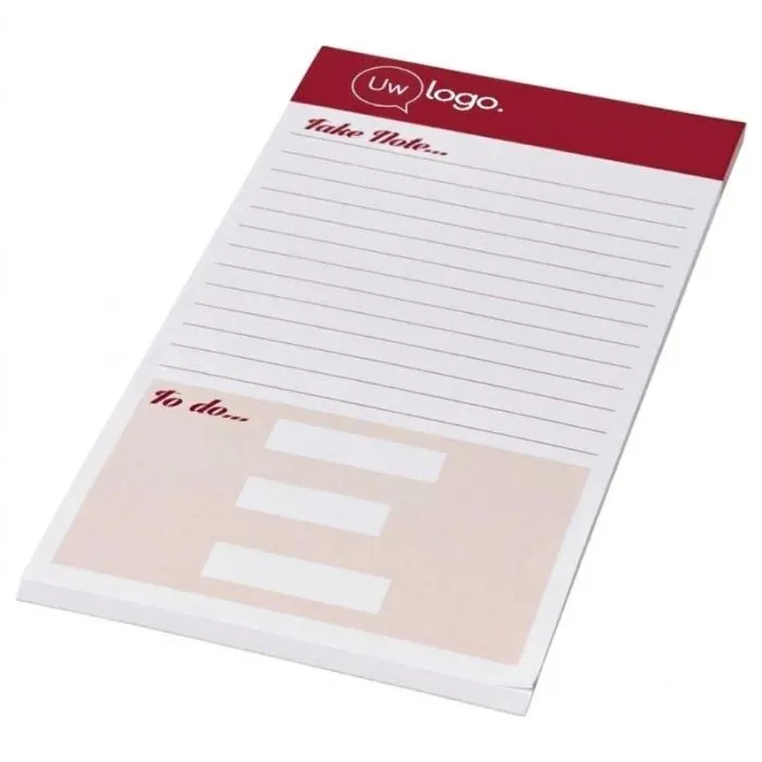 100% personaliseerbaar notitieblok 99 x 210 mm Desk-Mate®