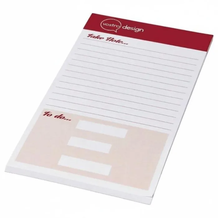 Blocco note personalizzabile al 100% 99 x 210 mm Desk-Mate®