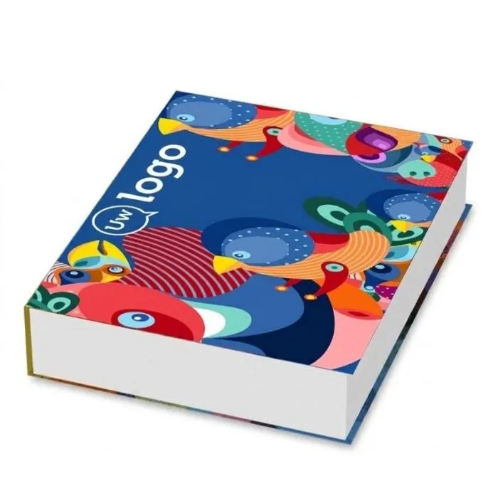 Set van plakbriefjes met harde omslag voor reclamedoeleinden
