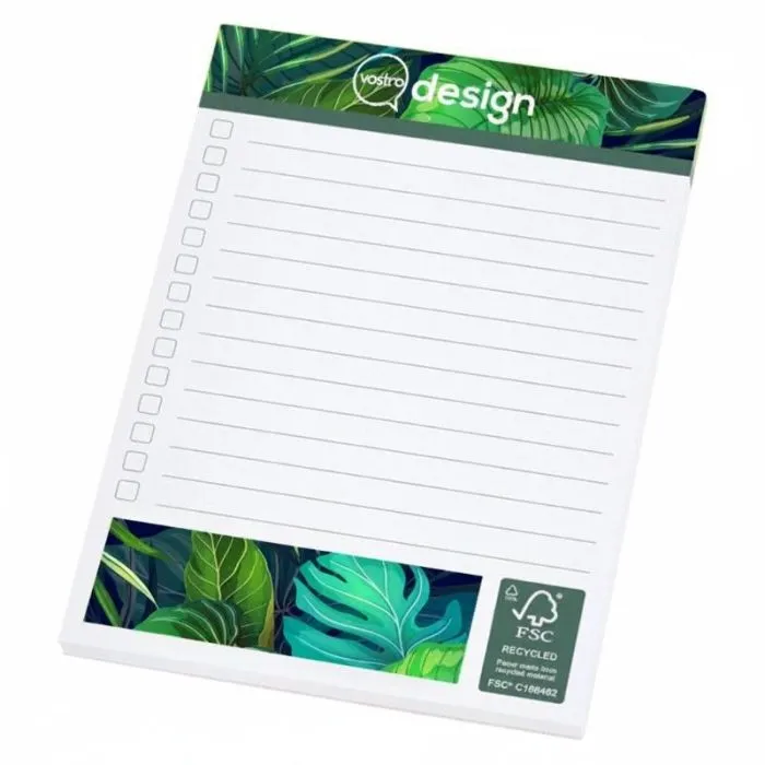 Blocco note A6 personalizzato riciclato Desk-Mate®