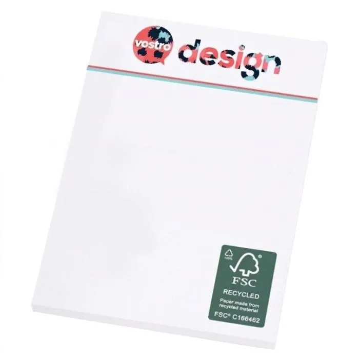 Blocco note personalizzato A7 riciclato Desk-Mate®