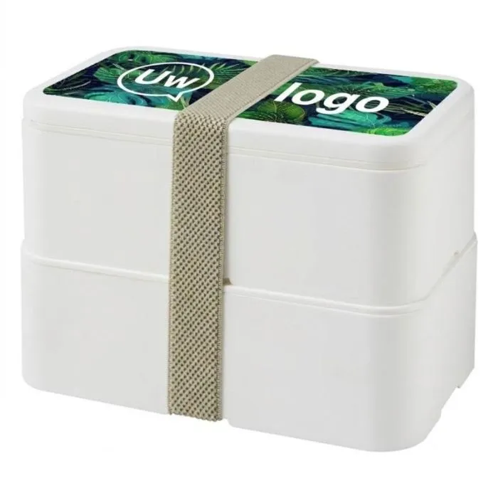 Gepersonaliseerde lunchbox met twee vakken van MIYO