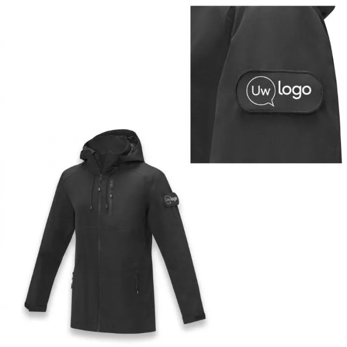 Kai: lichtgewicht, unisex, GRS-gecertificeerd gerecycled rondgebreid jack met personalisatie