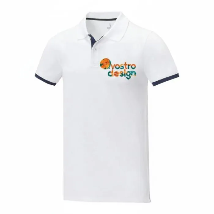 Polo personalizzata Morgan a maniche corte bicolore da uomo