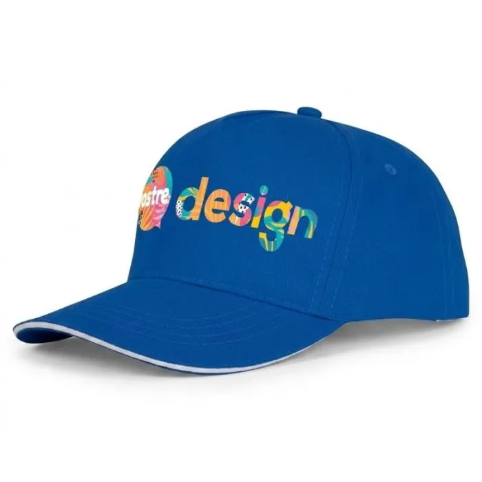 Cappellino promozionale a 5 pannelli con struttura a sandwich - Ceto