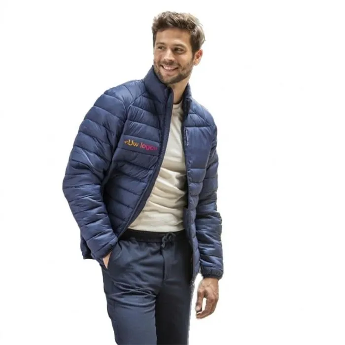 Personaliseerbare heren-donsjas van gerecycled nylon - Athenas