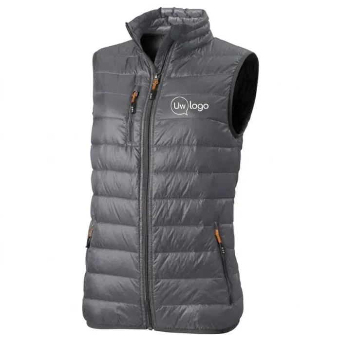 Lichte, gepersonaliseerde donsbodywarmer voor dames van Fairview