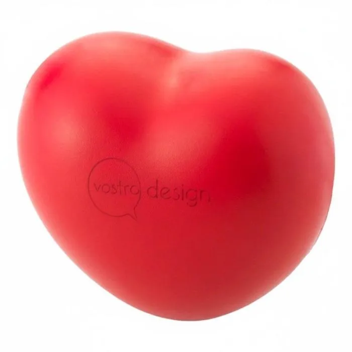 Cuore in gommapiuma pubblicitario antistress