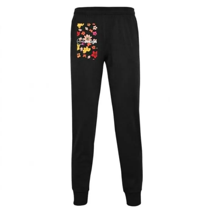 Pantaloni sportivi unisex personalizzati con elastico in vita e fondo con cerniera - Argos