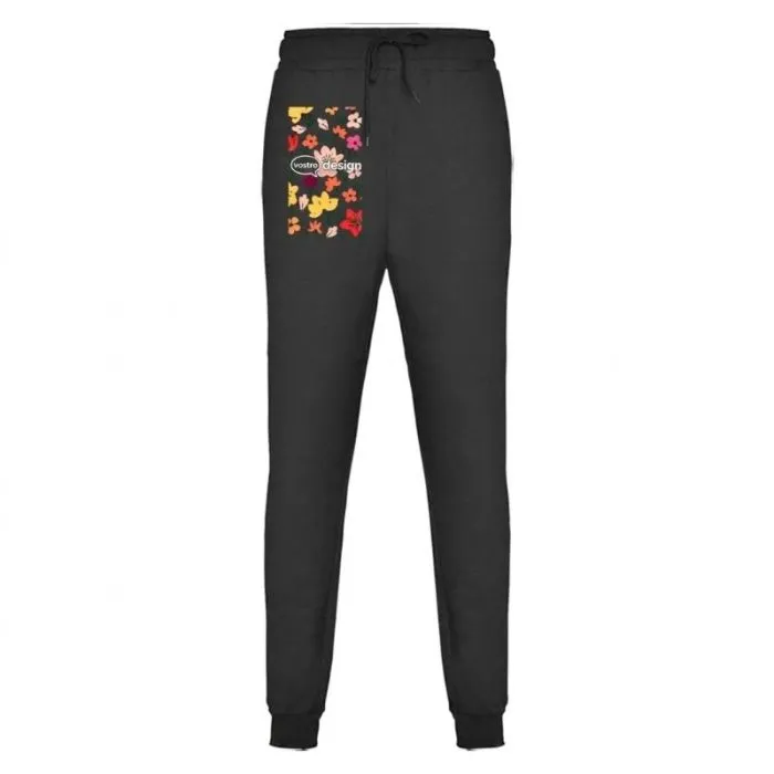 Pantaloni da uomo dal taglio dritto personalizzati con elastico in vita e cordoncino - Adelpho