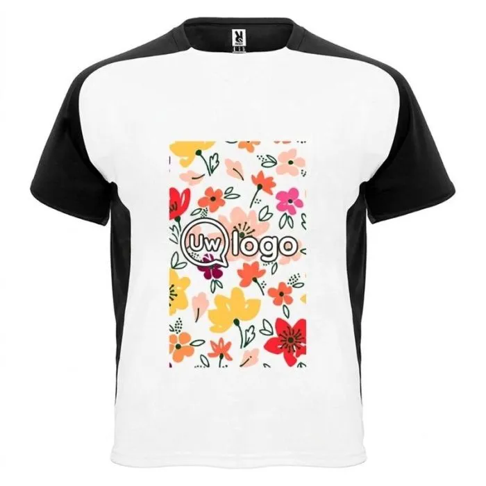 Gepersonaliseerd unisex sport-T-shirt met korte mouwen van polyester - Bugatti