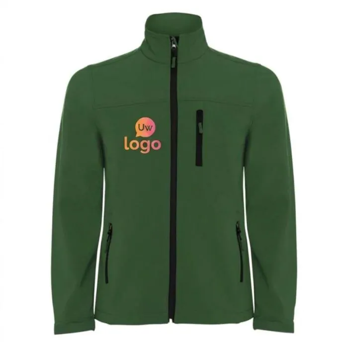 Softshell-jas met logo voor heren - Antartida
