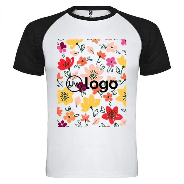 Unisex sport-T-shirt met korte mouwen van ademend polyester – Indianapolis