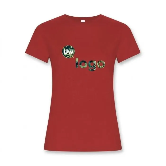 Gepersonaliseerd T-shirt met korte mouwen voor dames - Golden