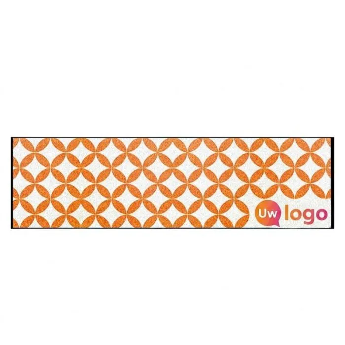 Op maat te maken mat van gerecycled nylon voor binnenshuis, 85 x 300 cm - Classic Impressions