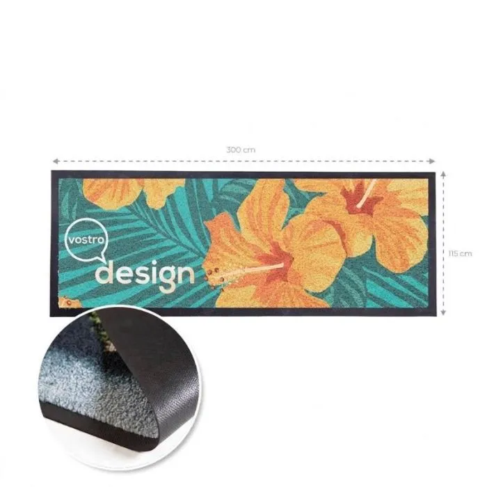 Tappeto d'ingresso pubblicitario Colorstar 115x300 cm