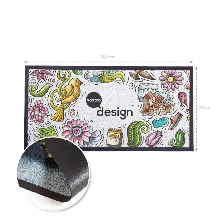 Tappeto d'ingresso pubblicitario Colorstar 150x300 cm