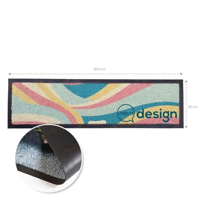 Tappetino d'ingresso pubblicitario Colorstar 85x300 cm