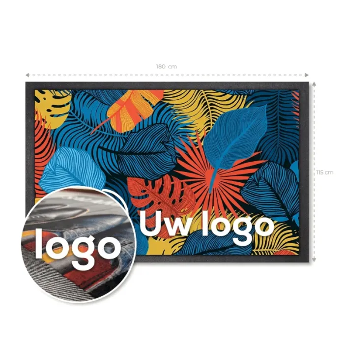 Gepersonaliseerde entreemat Floor Mat 115 x 180 cm