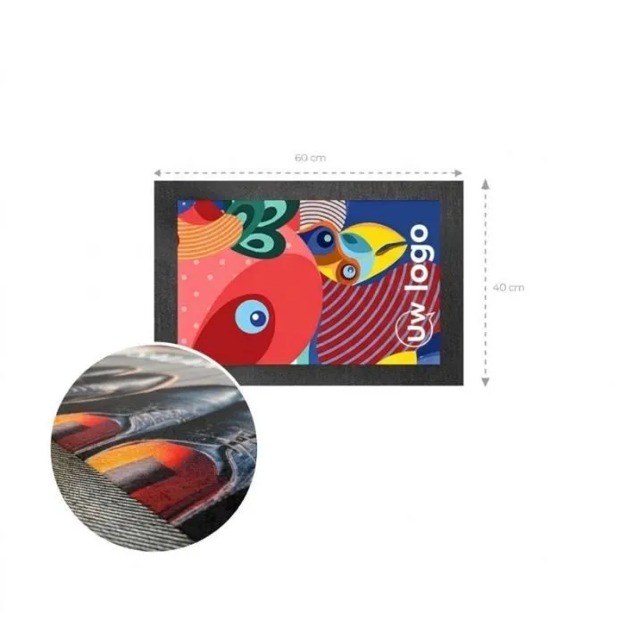 Gepersonaliseerde entreemat Floor Mat 60x40 cm