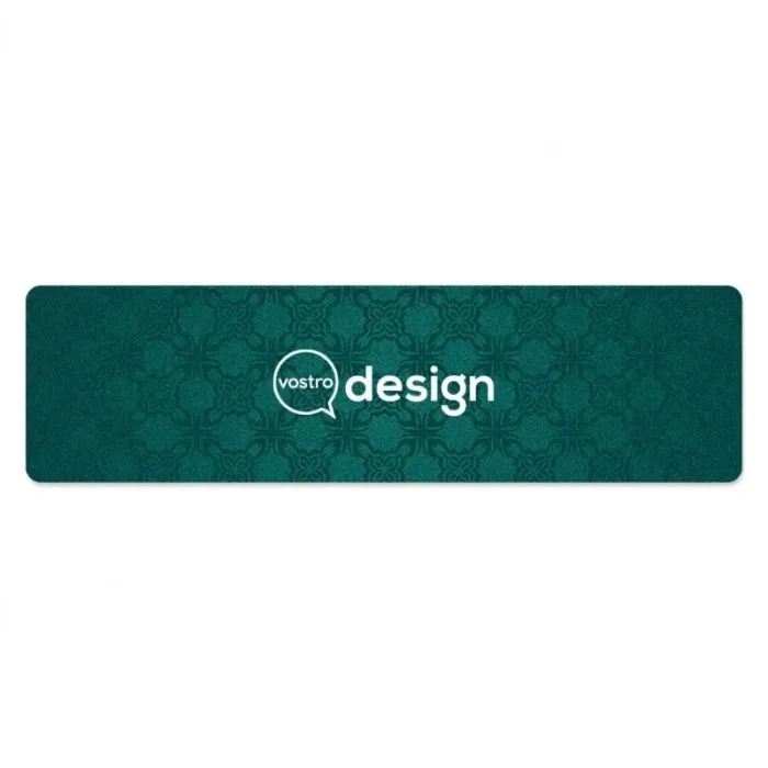 Poggiapiedi pubblicitario in neoprene antiscivolo per proteggere il materasso, 160x44 cm