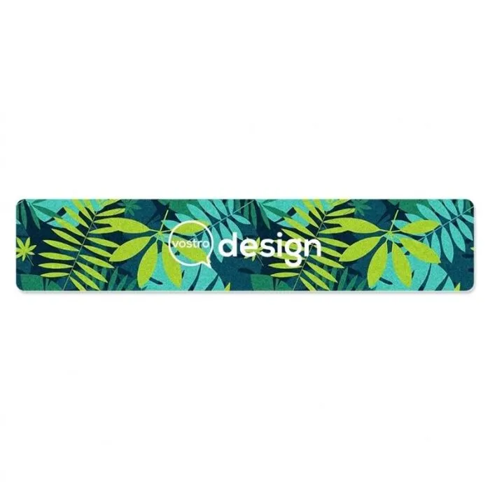 Poggiapiedi pubblicitario in neoprene antiscivolo per proteggere il materasso, 220x44 cm