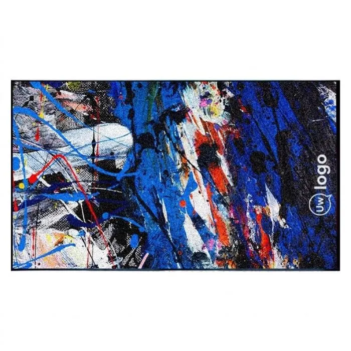 Personaliseerbaar tapijt van 115 x 240 cm van nylon dat geen sporen achterlaat - Scrape Impressions