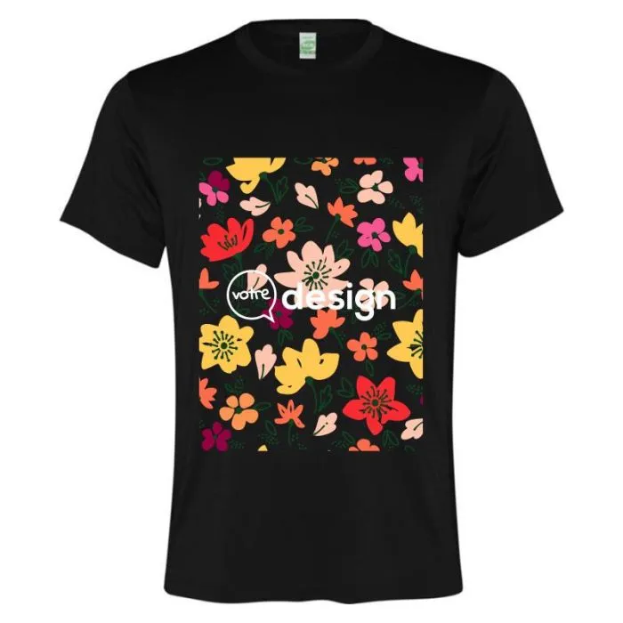 T-shirt de sport homme personnalisé à manches courtes en polyester-Slam