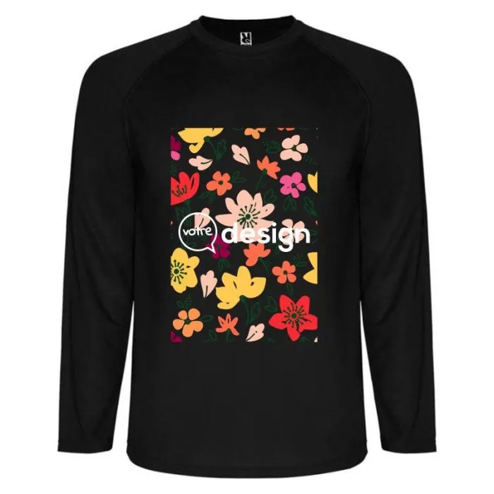 T-shirt de sport homme personnalisé à manches longues respirant-Montecarlo