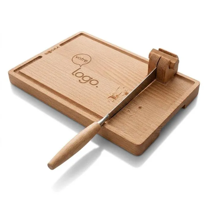 Planche à fromage avec couteau intégré personnalisable - BOSKA