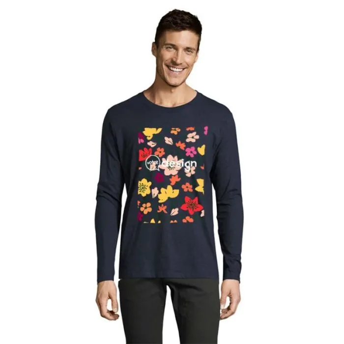 T-shirt homme à manches longues pour en coton publicitaire 190 g/m2-IMPERIAL LSL MEN