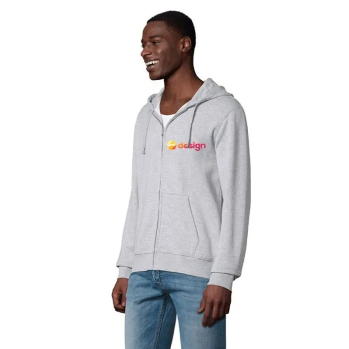 Veste zippée homme à capuche personnalisée SOL'S SPIKE MEN en coton et polyester-SPIKE MEN