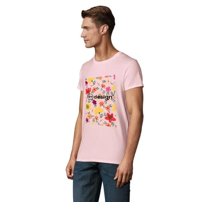 Tee-shirt homme personnalisé coton bio ajusté 150g-CRUSADER MEN