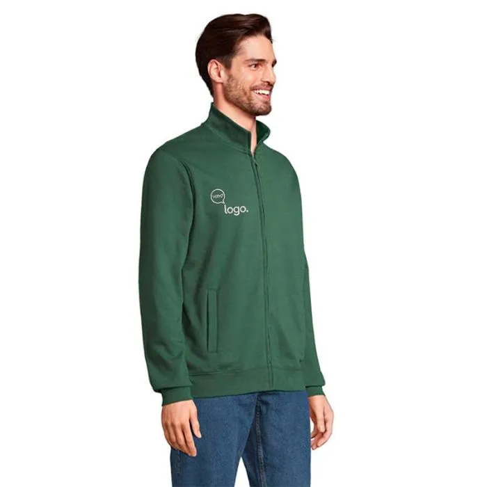 Veste zippée unisexe SOL'S Cooper coton et polyester recyclé personnalisable 