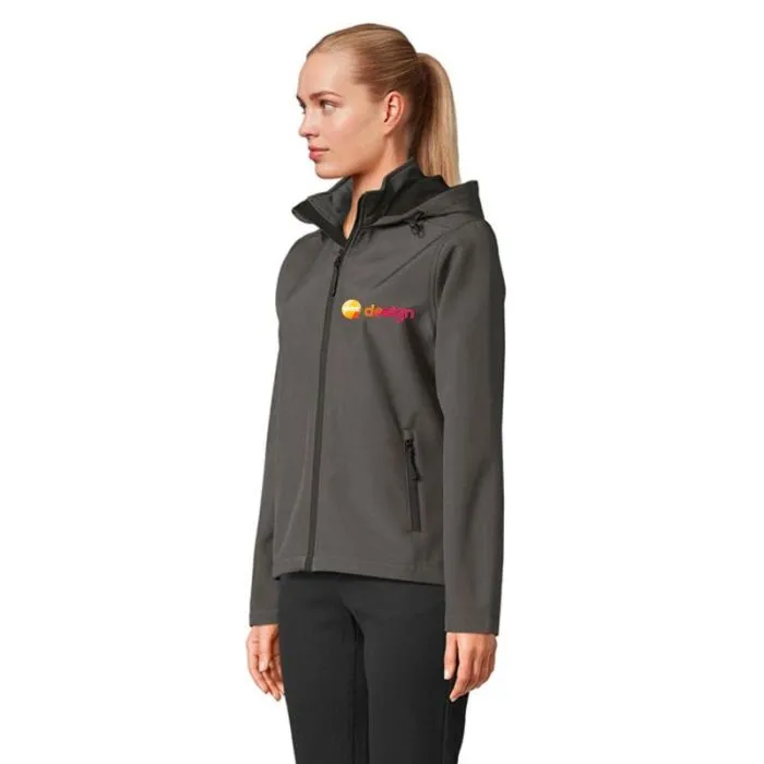 Veste capuche softshell femme SOL'S Race Hooded personnalisable 